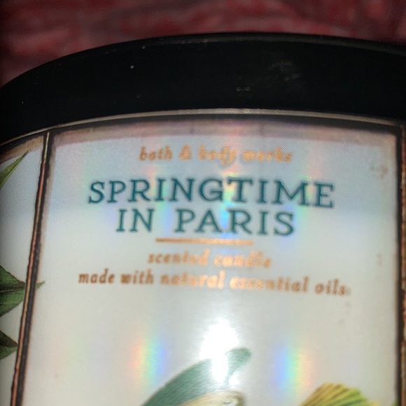 Bath & Body Works 3 Wick Candle in Springtime In Paris - Picture 5 of 5